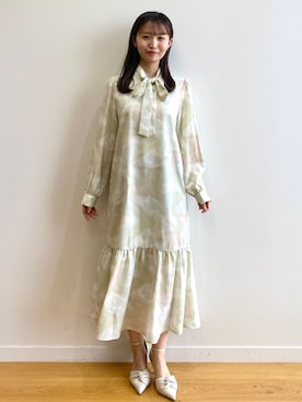 index スタッフさん（レディース・158cm）の冬コーディネート