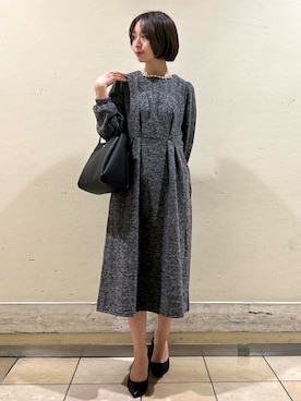 index スタッフさん(レディース・157cm)の冬コーディネート