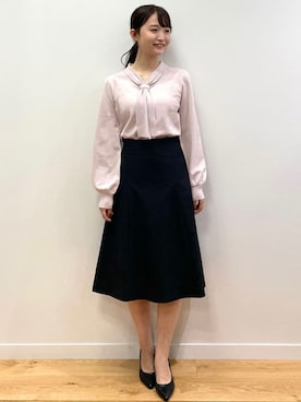 index スタッフさん（レディース・158cm）の秋コーディネート