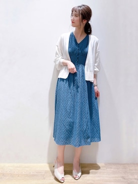 index スタッフさん（レディース・158cm）の春コーディネート