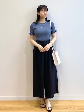 index スタッフさん(レディース・158cm)の夏コーディネート