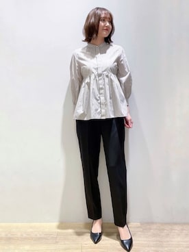 index スタッフさん（レディース・160cm）の春コーディネート