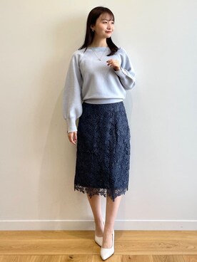 index スタッフさん（レディース・158cm）の春コーディネート