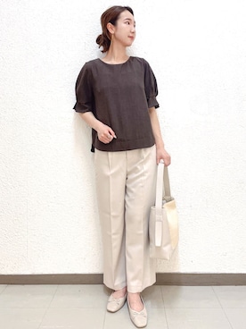 index スタッフさん（レディース・160cm）の夏コーディネート