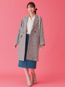 「index（インデックス）のアイテム（ジャケット/アウター）」を使った、index スタッフさん（レディース・168cm）の冬コーディネート
