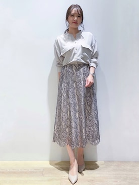 index スタッフさん（レディース・160cm）の秋コーディネート