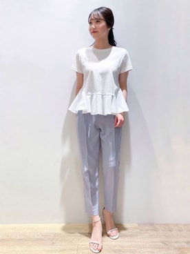 index スタッフさん（レディース・160cm）の夏コーディネート