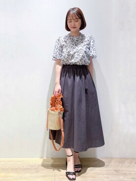 index スタッフさん(レディース・160cm)の夏コーディネート