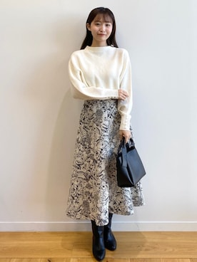 index スタッフさん（レディース・158cm）の冬コーディネート