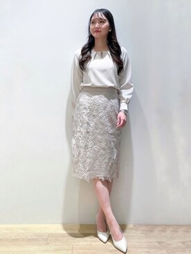 index スタッフさん（レディース・160cm）の春コーディネート