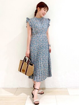 index スタッフさん（レディース・158cm）の春コーディネート