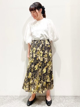 index スタッフさん（レディース・158cm）の秋コーディネート