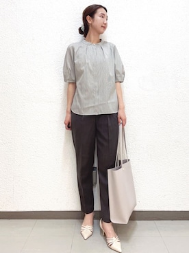 index スタッフさん（レディース・160cm）の春コーディネート