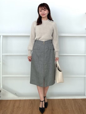 「index」｜index スタッフさん（レディース・158cm）の秋コーディネート