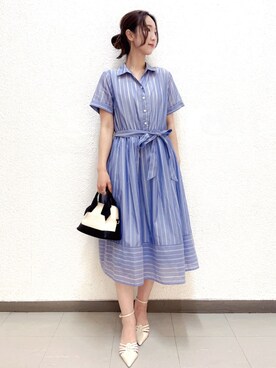 index スタッフさん（レディース・160cm）の夏コーディネート