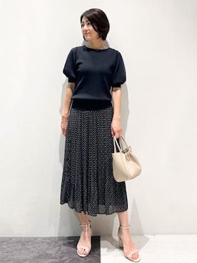 index スタッフさん（レディース・161cm）の夏コーディネート