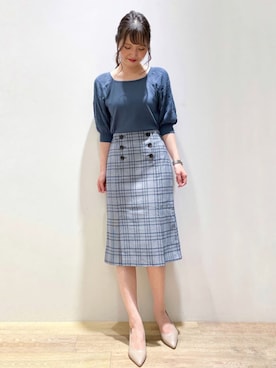 index スタッフさん（レディース・158cm）の秋コーディネート