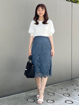 index スタッフさん（レディース・158cm）の春コーディネート