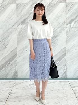 index スタッフさん（レディース・158cm）の春コーディネート