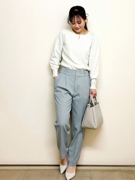 index スタッフさん（レディース・156cm）の春コーディネート