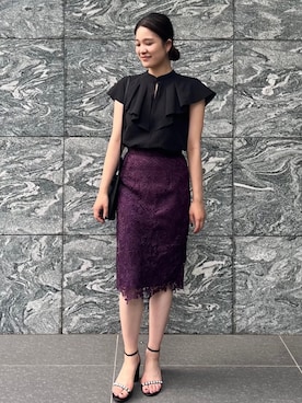 index スタッフさん（レディース・165cm）の夏コーディネート