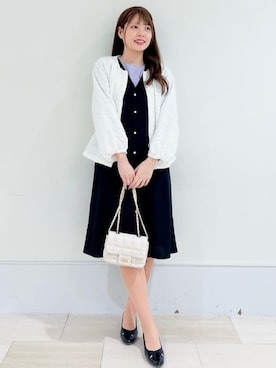 「index（インデックス）のアイテム（ブルゾン）」を使った、index スタッフさん（レディース・170cm）の春コーディネート