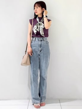 index スタッフさん(レディース・148cm)の夏コーディネート