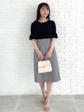 index スタッフさん（レディース・158cm）の春コーディネート