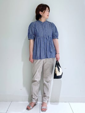 index スタッフさん(レディース・154cm)の夏コーディネート