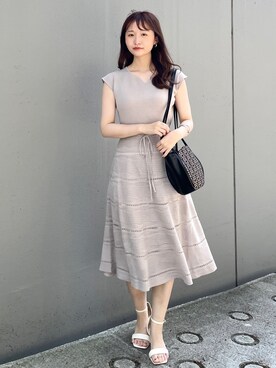 index スタッフさん（レディース・158cm）の春コーディネート