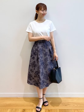 index スタッフさん（レディース・158cm）の夏コーディネート