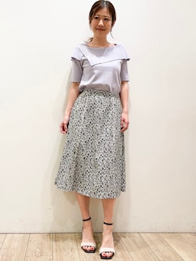 index スタッフさん(レディース・158cm)の春コーディネート