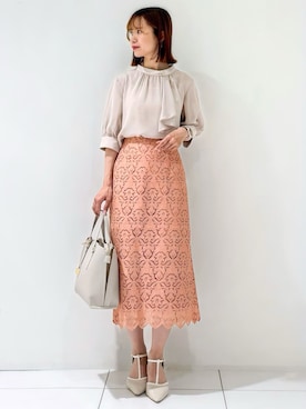 index スタッフさん（レディース・148cm）の夏コーディネート