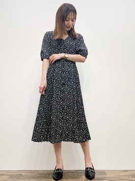 index スタッフさん（レディース・158cm）の春コーディネート