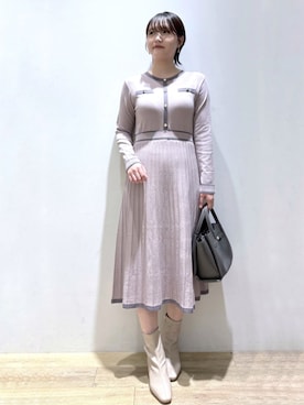 「index（インデックス）のアイテム」を使った、index スタッフさん（レディース・160cm）の秋コーディネート