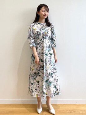 index スタッフさん（レディース・158cm）の春コーディネート