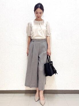 index スタッフさん（レディース・160cm）の夏コーディネート