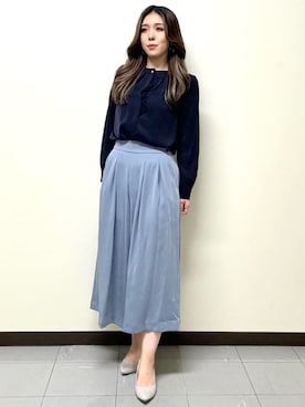 index スタッフさん（レディース・166cm）の秋コーディネート