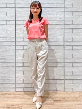 index スタッフさん（レディース・154cm）の夏コーディネート