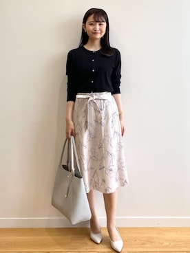 index スタッフさん（レディース・158cm）の春コーディネート