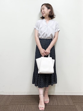 index スタッフさん（レディース・161cm）の夏コーディネート