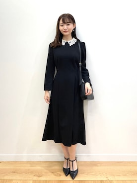 index スタッフさん（レディース・158cm）の秋コーディネート