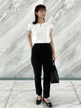 index スタッフさん（レディース・158cm）の夏コーディネート