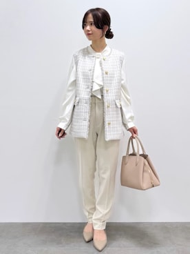 index スタッフさん（レディース・148cm）の冬コーディネート