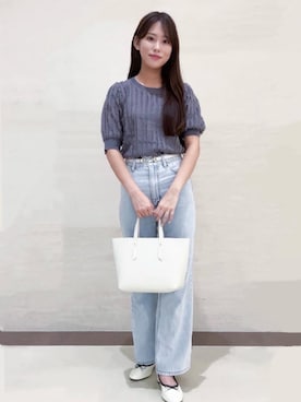 index スタッフさん（レディース・157cm）の夏コーディネート