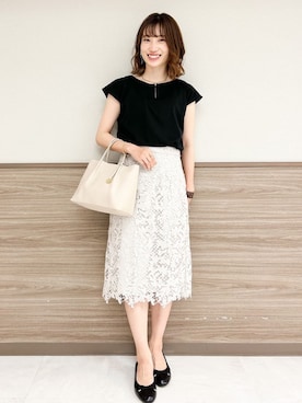 index スタッフさん（レディース・157cm）の夏コーディネート