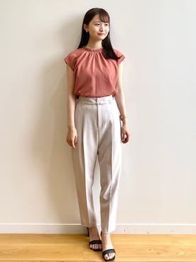 index スタッフさん（レディース・158cm）の夏コーディネート