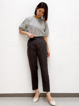 index スタッフさん（レディース・167cm）の夏コーディネート