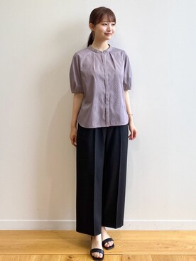 index スタッフさん（レディース・158cm）の夏コーディネート