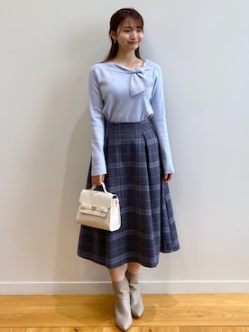 「index」｜index スタッフさん（レディース・158cm）の秋コーディネート